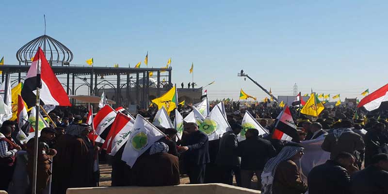 المقاومة والحشد يحتفيان بدحر داعش مع اصحاب الانتصار الحقيقيين الراقدين بشموخ في وادي السلام