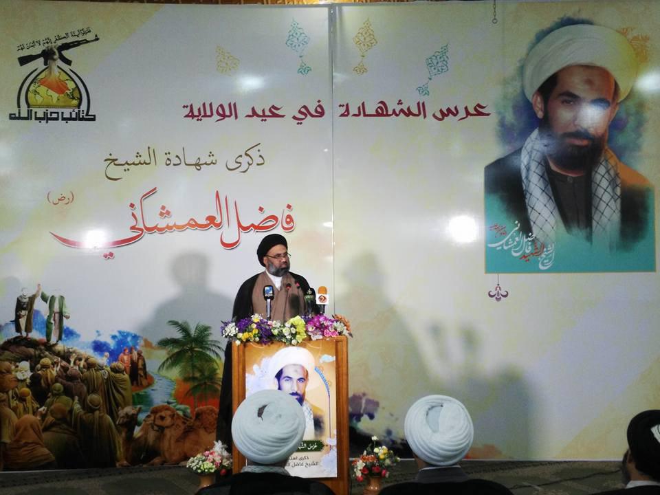 السيد الجزائري: نطمئن على النصر ودوامه اذا تحلى المقاتلون بروح المسجد، وهو ما اعتقده شيخنا الشهيد العمشاني