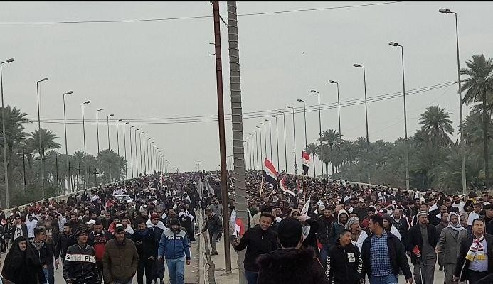 كتائب حزب الله :كل الشكر لأبناء شعبنا لمشاركتهم في يوم آخر من ايام الله لإخراج الغزاة من البلاد